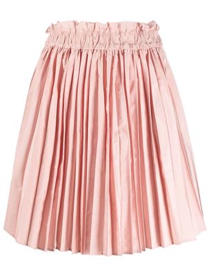 RED Valentino pleated mini skirt - Pink