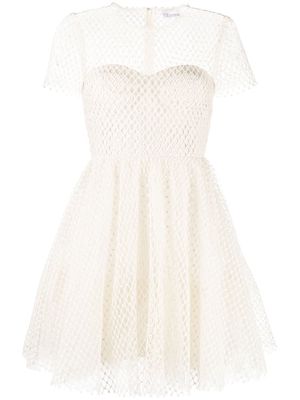RED Valentino short-sleeve minidress - White