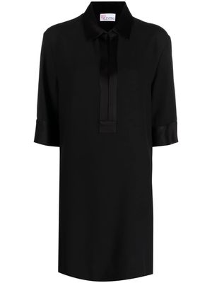 RED Valentino short-sleeve tailored dress - Black