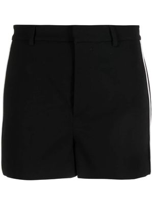 RED Valentino side-stripe tailored shorts - Black
