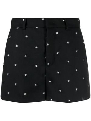 RED Valentino star-print shorts - Black
