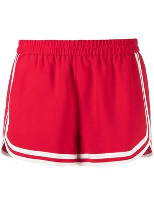 RED Valentino stripe-trim shorts