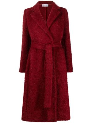 RED Valentino textured belted coat