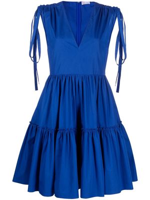 RED Valentino tiered A-line minidress - Blue