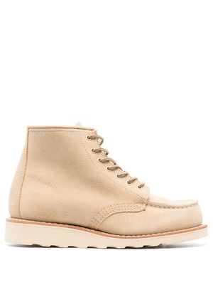 Red Wing Shoes classic mocassin toe boots - Neutrals
