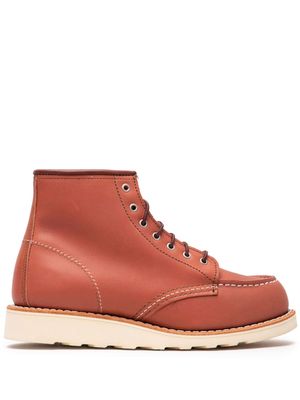 Red Wing Shoes moc toe Legacy boots - Brown