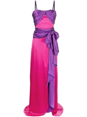 Redemption layered silk gown - Pink
