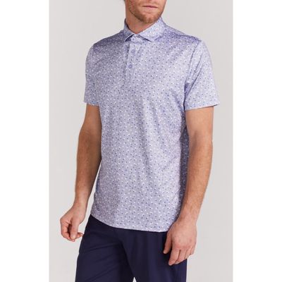 Redvanly Ashby Performance Golf Polo in Baby Lavender 