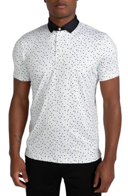 Redvanly Bedford Performance Golf Polo in Bright White