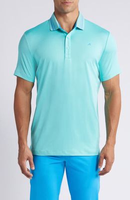 Redvanly Cadman Performance Golf Polo in Pool 