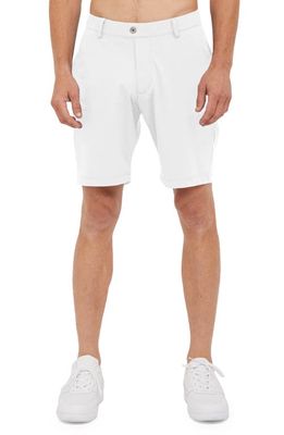Redvanly Hanover Pull-On Shorts in Bright White