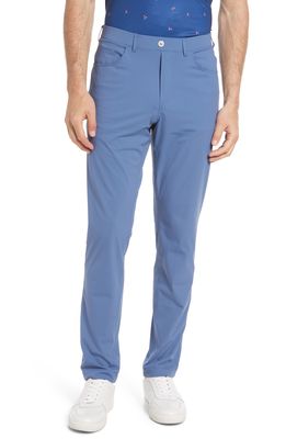 Redvanly Kent Pull-On Golf Pants in Blue Horizon