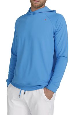 Redvanly Larkin Golf Hoodie in Malibu Blue 