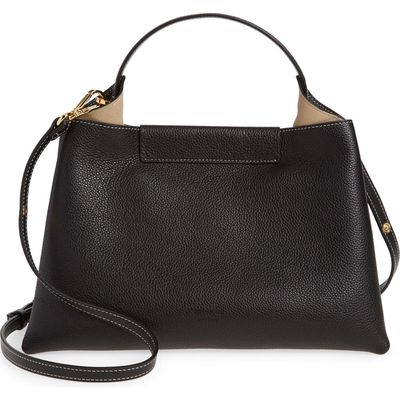 Ree Projects Elieze Medium Leather Handbag in Black 