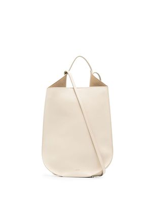 REE PROJECTS Helene leather mini tote bag - Neutrals
