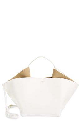Ree Projects Medium Ann Leather Tote in White