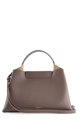 Ree Projects Medium Elieze Leather Shoulder Bag in Ash Brown