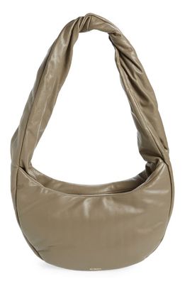 Ree Projects Medium Wyn Leather Shoulder Bag in Ash Brown