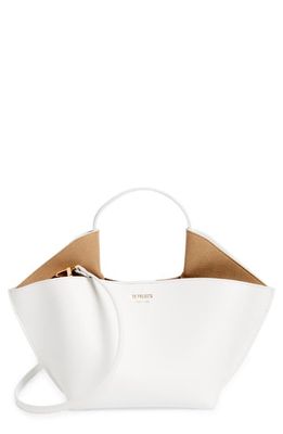 Ree Projects Mini Ann Leather Tote in White