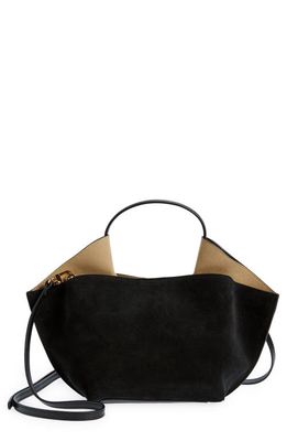 Ree Projects Mini Ann Suede Tote in Black