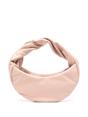 REE PROJECTS mini Wyn ruched bag - Neutrals