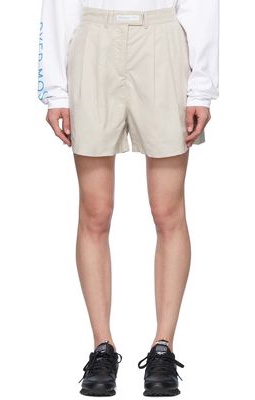 Reebok Classics Beige Polyester & Cotton Shorts