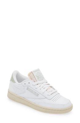 Reebok Club C 85 Sneaker in Ftwwht/Papwht/Vingre