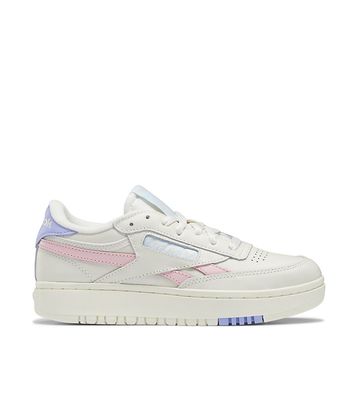 Reebok Club C Double sneakers in chalk and pastels - Exclusive to ASOS-White
