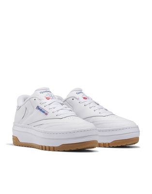 Reebok Club C Extra sneakers in white with rubber sole