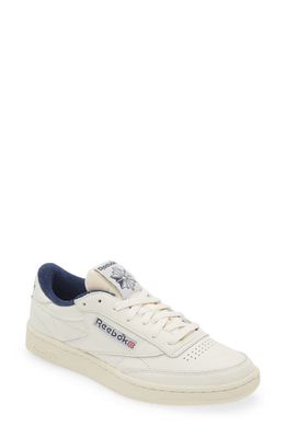 Reebok Club C Vintage Sneaker in Chalk/Alabaster/Vector Navy