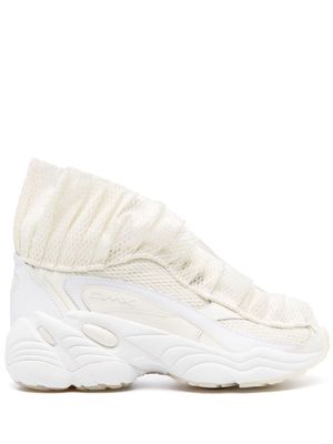 Reebok DMX Ruffle lace-up sneakers - White