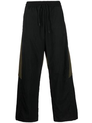 Reebok elasticated-waist ripstop track pants - Black
