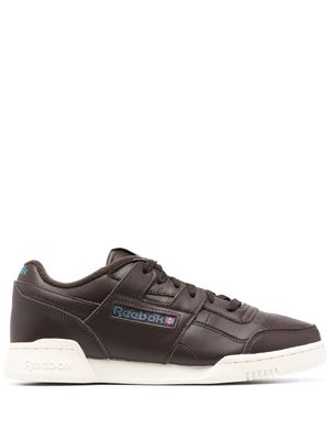 Reebok lace-up low-top leather sneakers - Brown