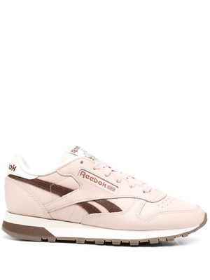Reebok lace-up low-top leather sneakers - Pink