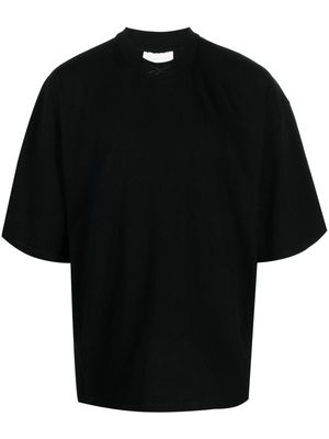 Reebok logo-embroidered cotton T-shirt - Black