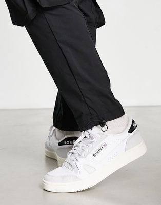 Reebok LT Court sneakers in white with black detail
