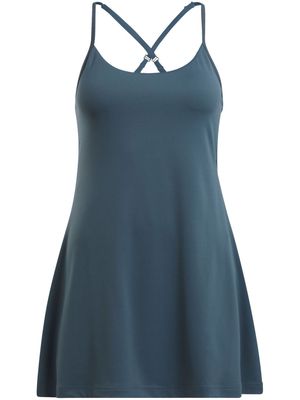 Reebok Lux scoop-neck minidress - Blue