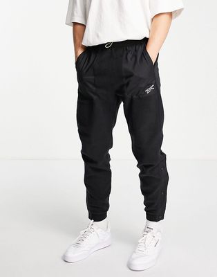 Reebok MYT sweatpants with toggle detail in black