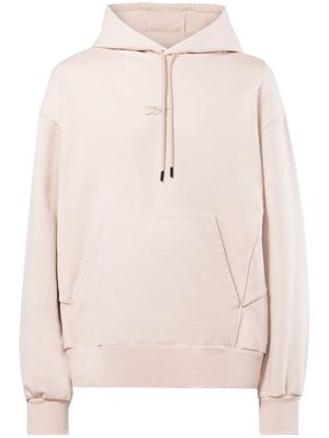 Reebok Special Items piped-trim cotton hoodie - Neutrals