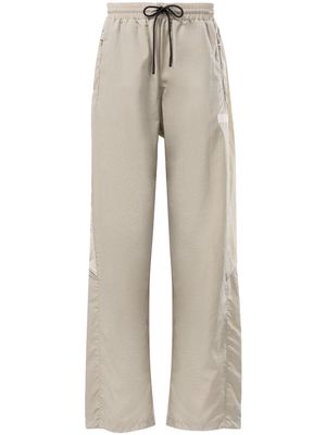 Reebok Special Items Vector Blocked panelled drawstring track pants - Neutrals