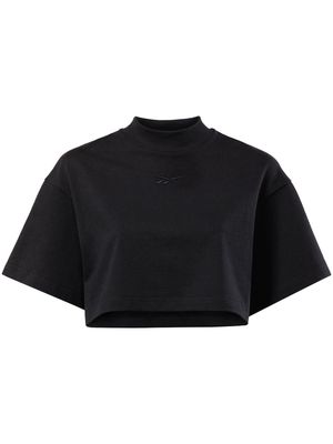 Reebok Special Items Vector cropped cotton T-shirt - Black