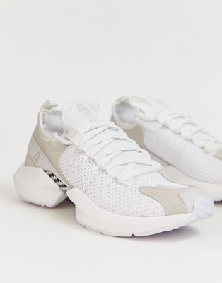 Reebok Training sole fury sneakers in triple white