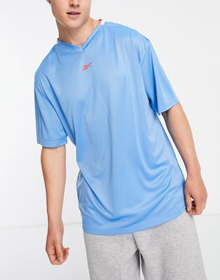Reebok Training Workout Ready t-shirt in baby blue