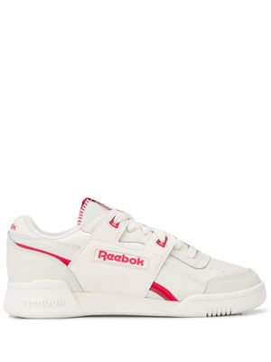 Reebok Workout Lo Plus "Chalk/Pink/Red" sneakers - White