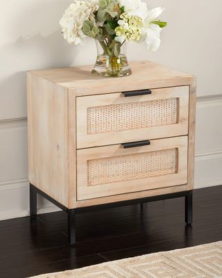 Reed 2-Drawer Side Table