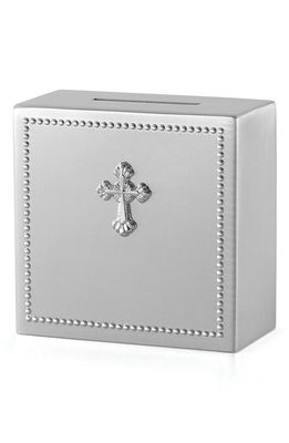 Reed & Barton Abbey Stainless Steel Coin Bank in Metallic Tones