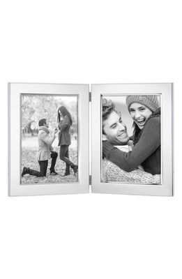 Reed & Barton Classic Double Picture Frame in Metallic Tones