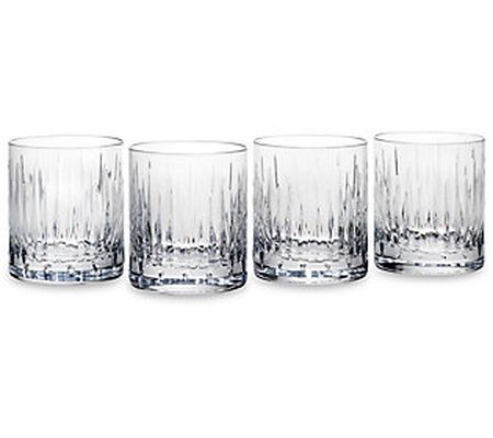 Reed and Barton Soho 4-piece Double Old Fashion ed Glass Set