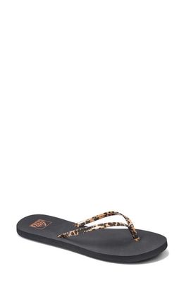 Reef Bliss Nights Flip Flop in Classic Leopard 