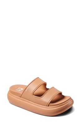 Reef Bondi Platform Slide Sandal in Natural 